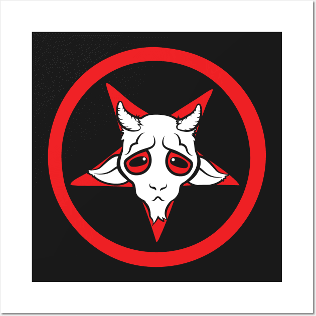 Baby Baphomet Wall Art by MondoDellamorto